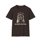 Racoon Iced coffee BLEACHER CREATURE T-Shirt