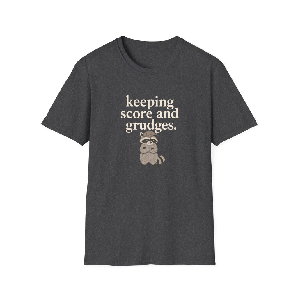Racoon keeping score and grudges T-Shirt