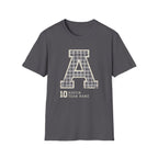 Custom Baseball T-Shirt – Personalized Name, Number & Initial