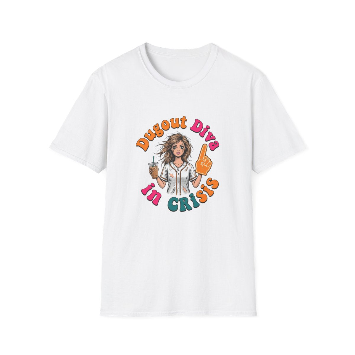 Dugout Diva in Crisis T-Shirt