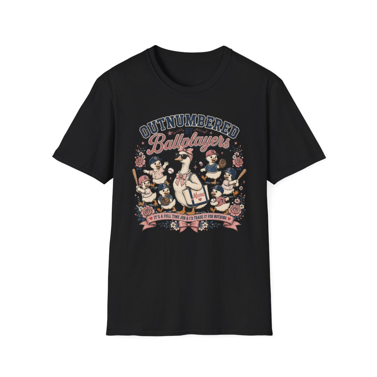 OUTNUMBERED BY Ballplayers T-Shirt