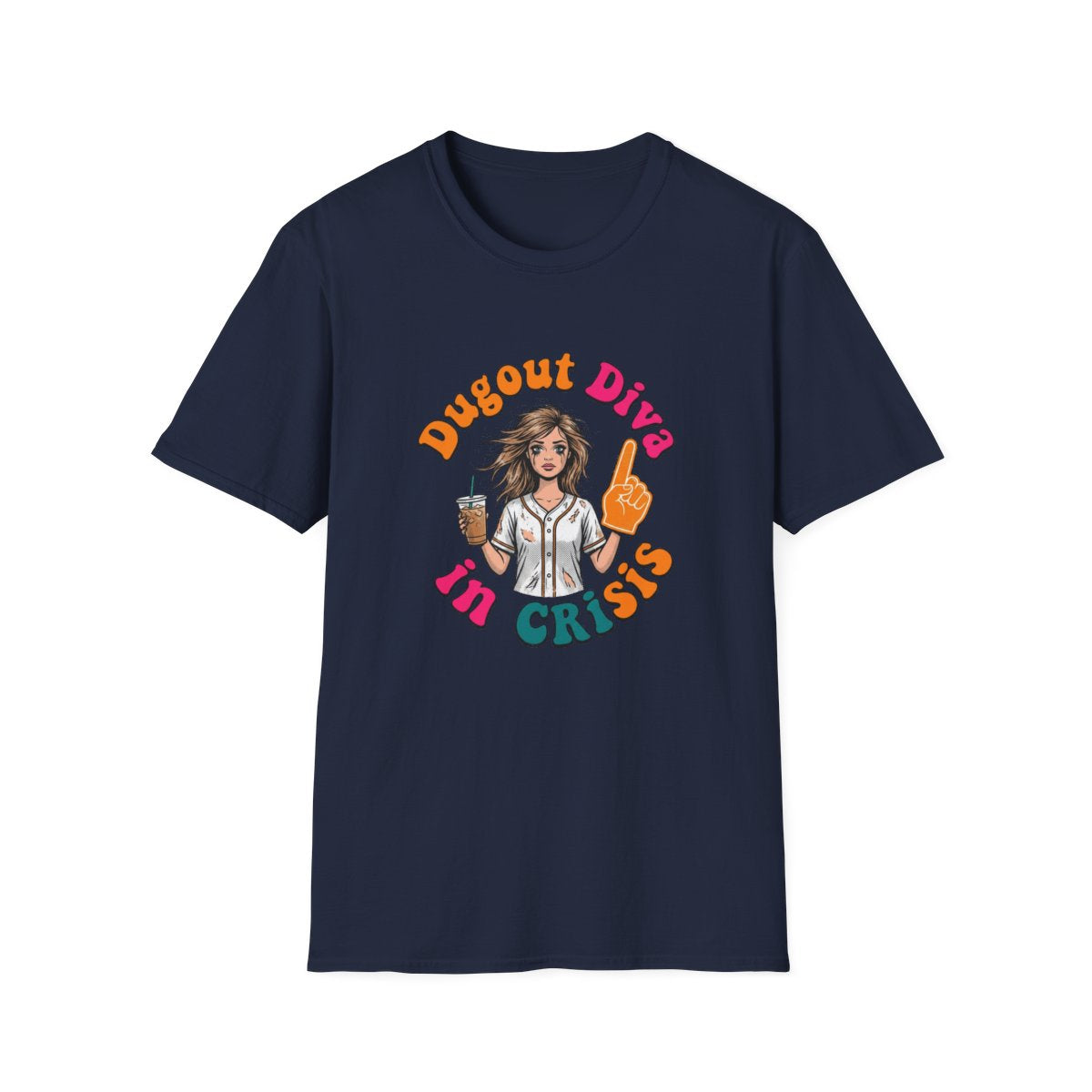 Dugout Diva in Crisis T-Shirt