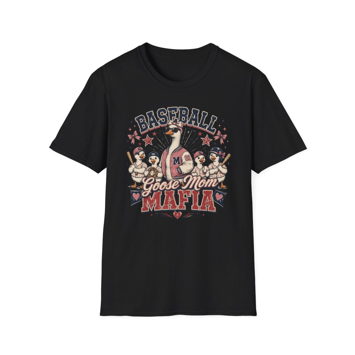 BASEBALL goose mom MAFIA T-Shirt