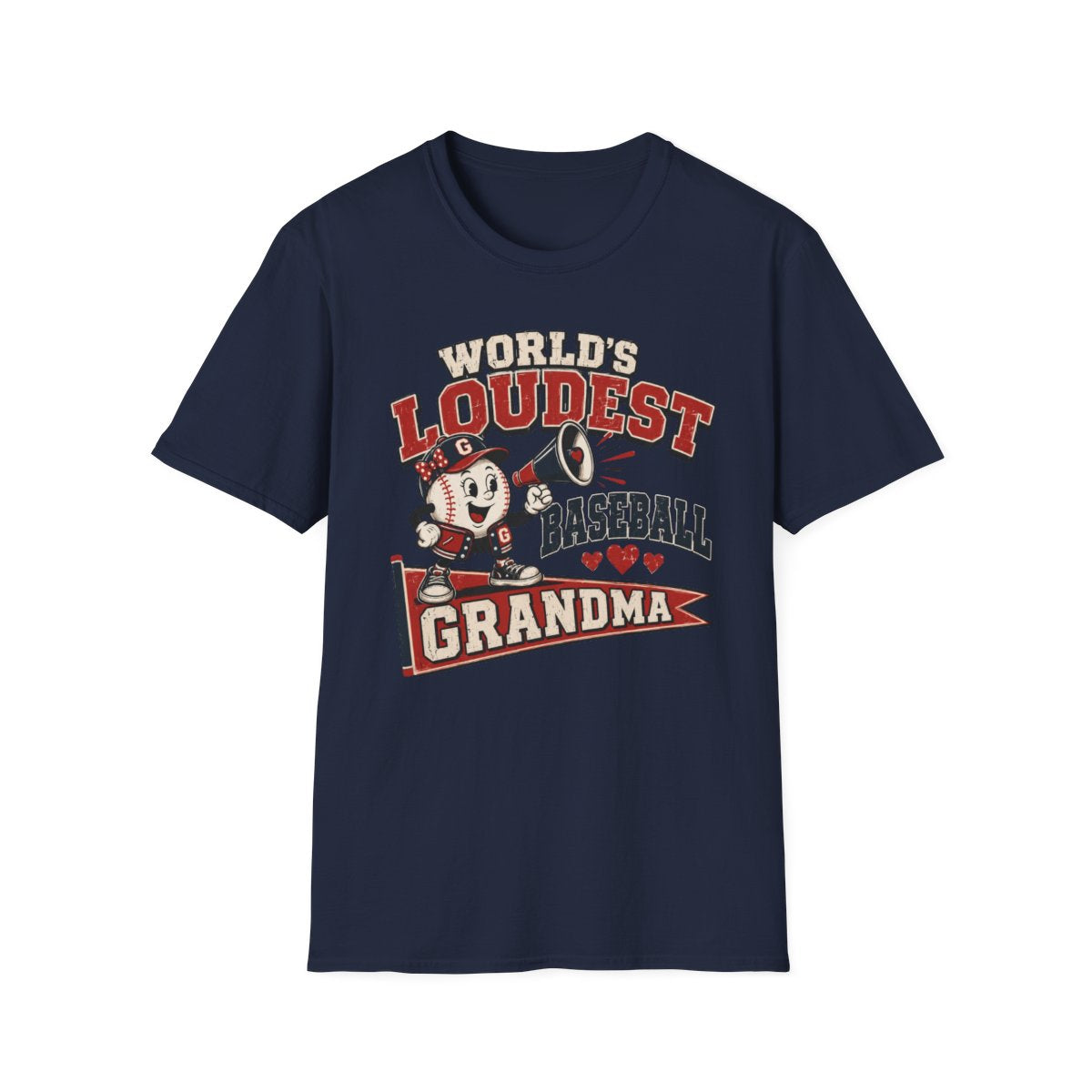 WORLD'S LOUDEST BASEBALL GRANDMA T-Shirt