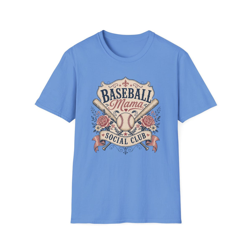BASEBALL Mama SOCIAL CLUB T-Shirt
