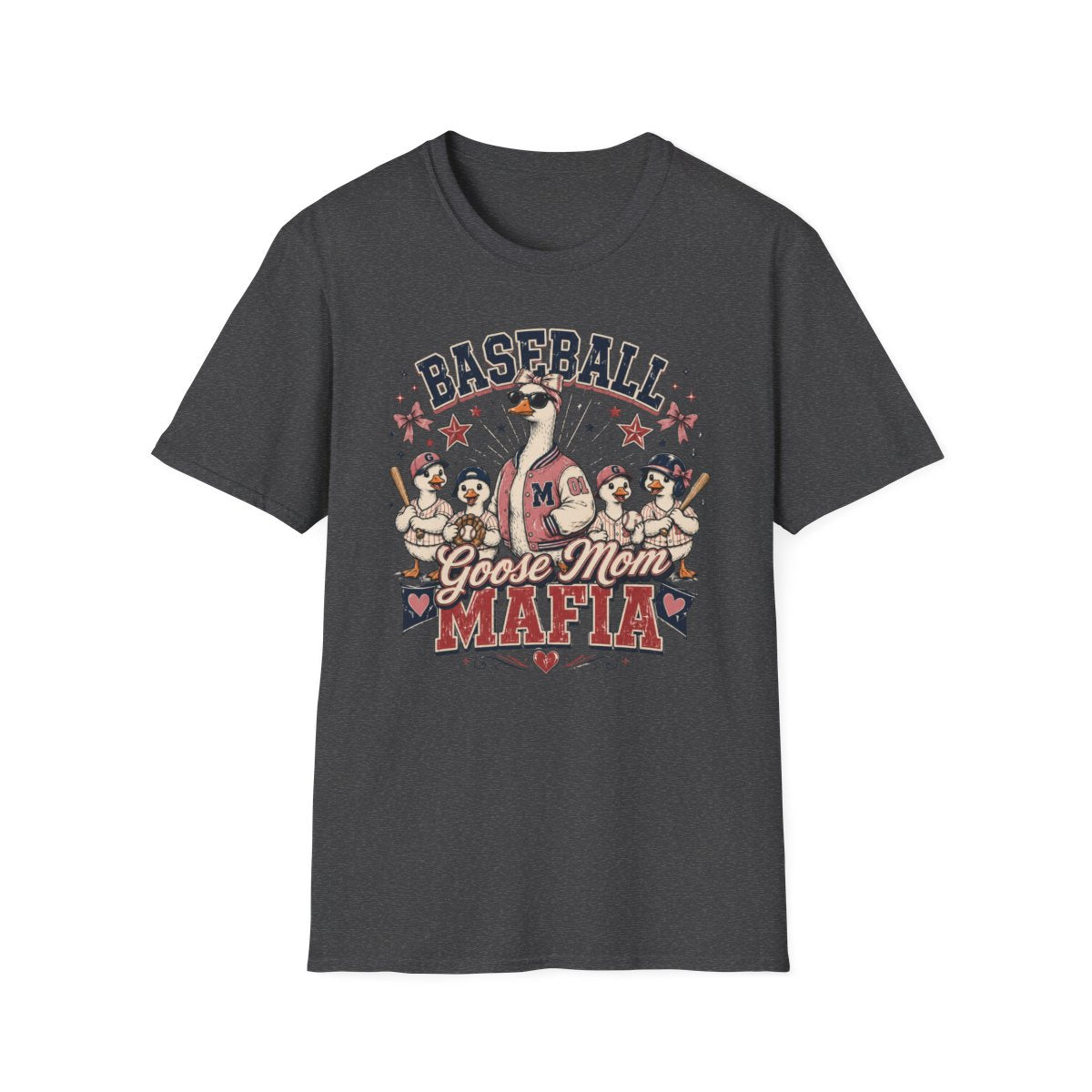 BASEBALL goose mom MAFIA T-Shirt