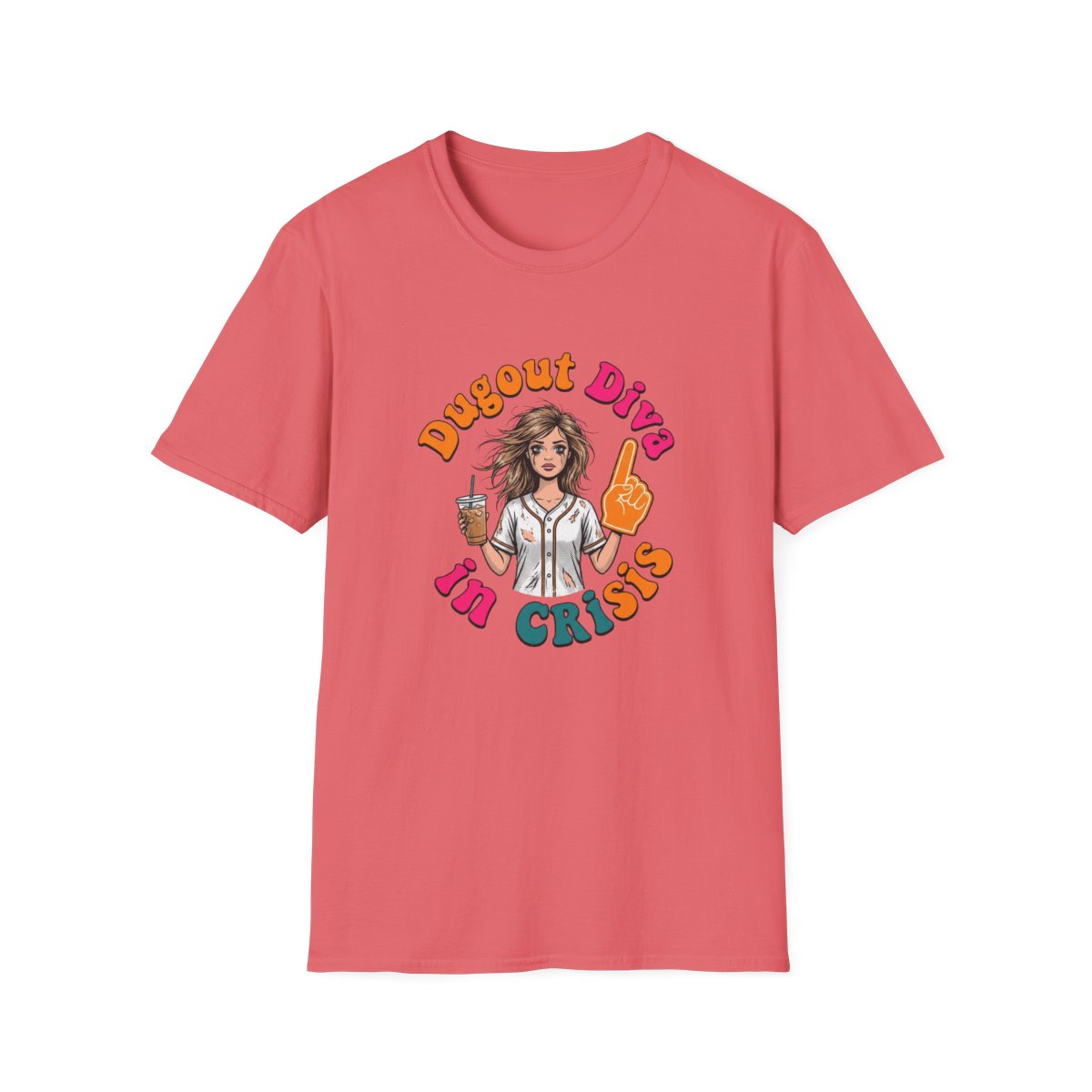 Dugout Diva in Crisis T-Shirt