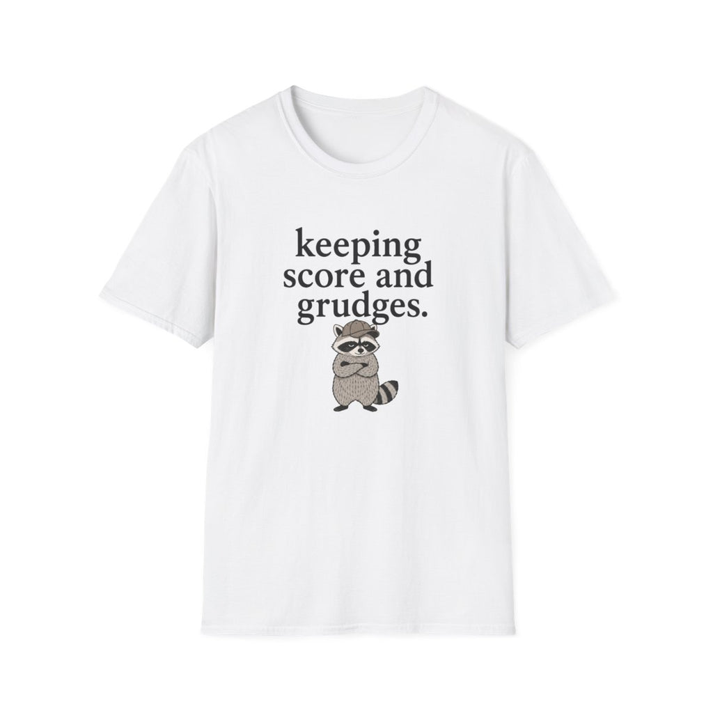 Racoon keeping score and grudges T-Shirt