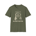 Racoon Iced coffee BLEACHER CREATURE T-Shirt