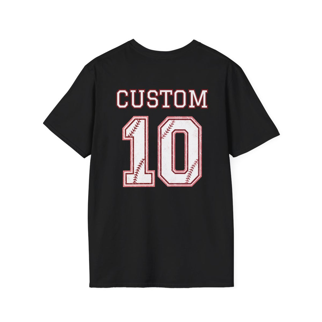 Custom Baseball T-Shirt – Personalized Name & Number Jersey