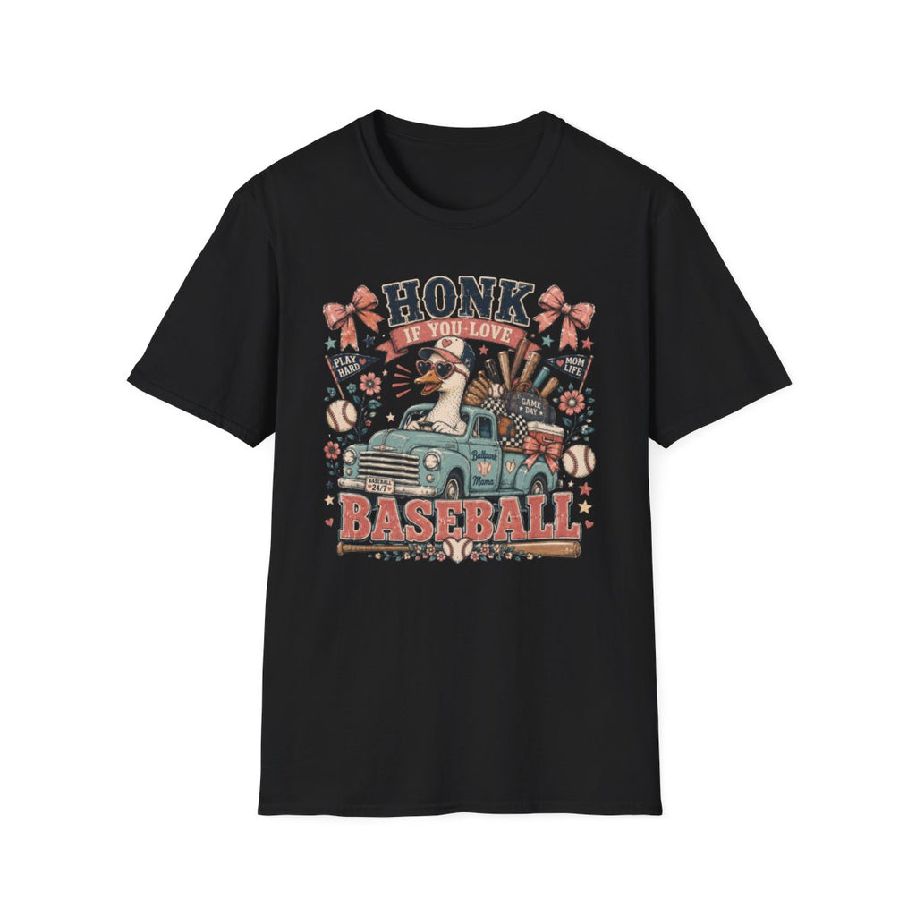 HONK IF YOU LOVE-BASEBALL T-Shirt