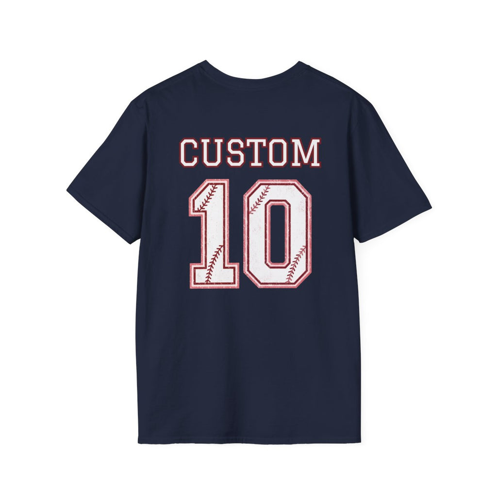 Custom Baseball T-Shirt – Personalized Name & Number Jersey