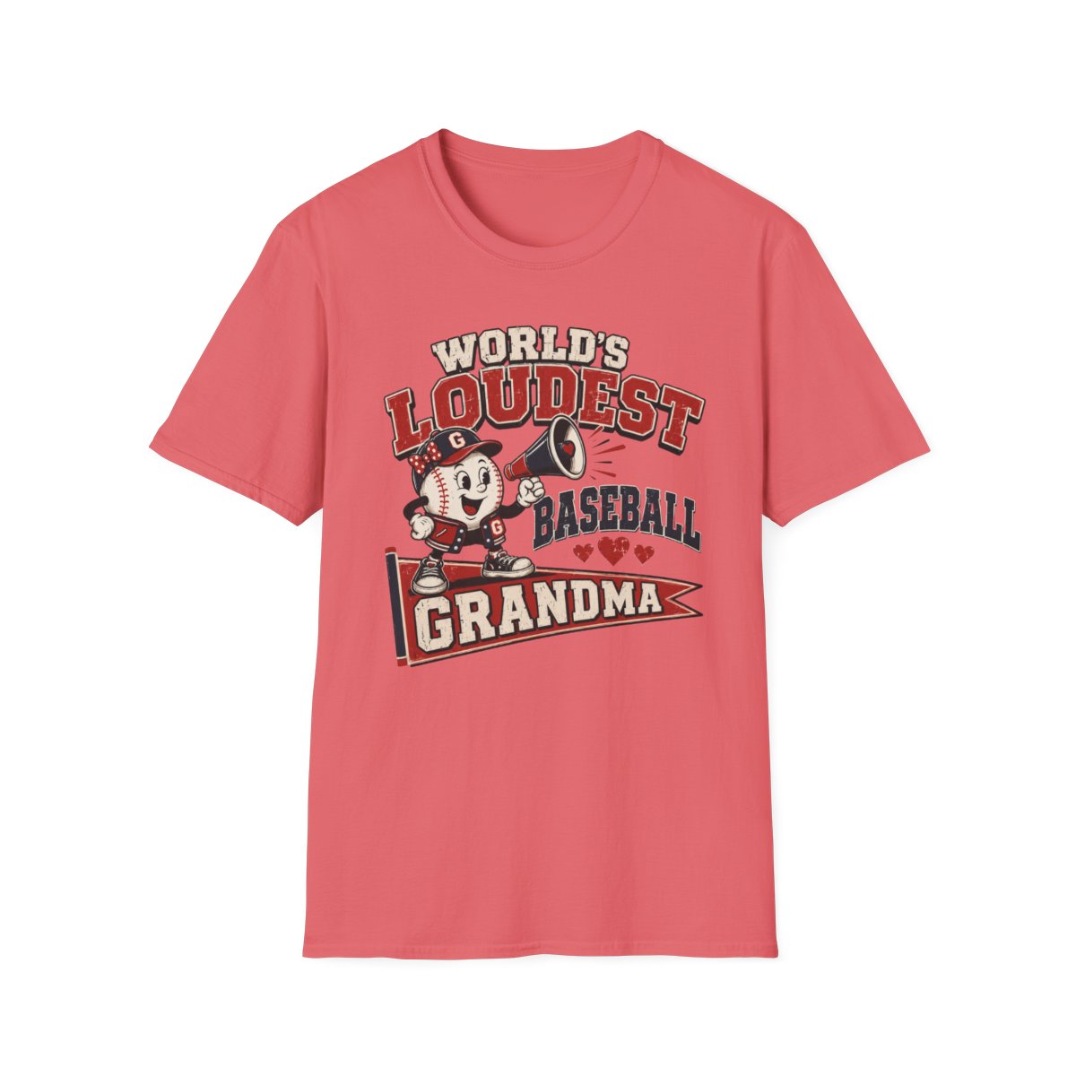 WORLD'S LOUDEST BASEBALL GRANDMA T-Shirt