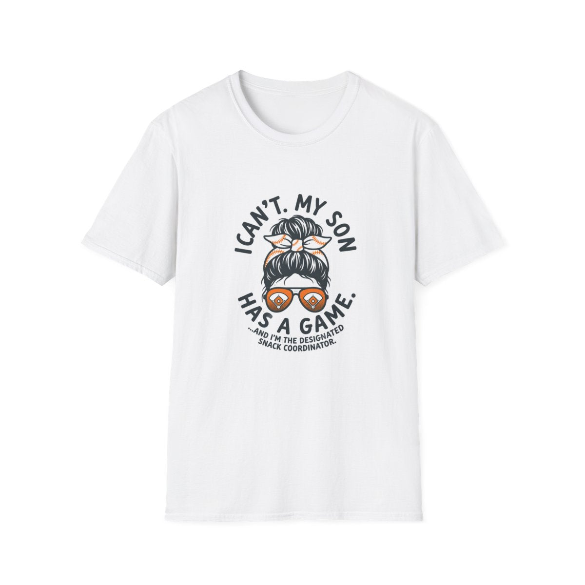 I CAN'T. MY SON HAS A GAME.AND I,M THE DESIGNATED SNACK T-Shirt