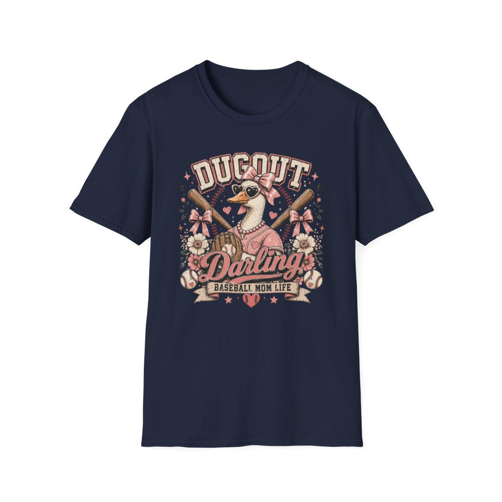 DUGOUT Darling BASEBALL MOM LIFE T-Shirt