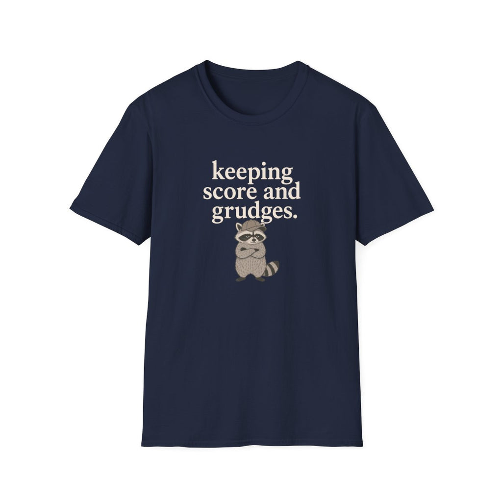 Racoon keeping score and grudges T-Shirt