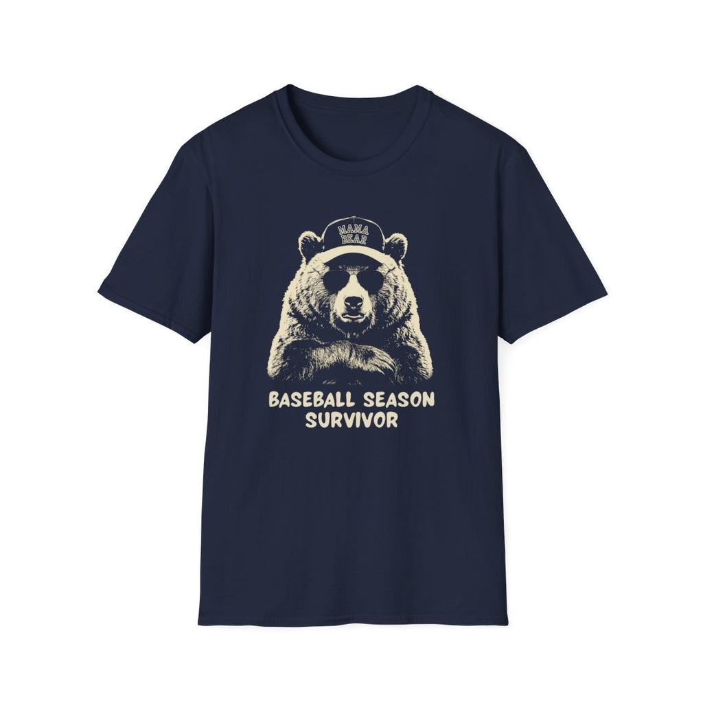 mama bear T-shirt, Baseball Season Survivor