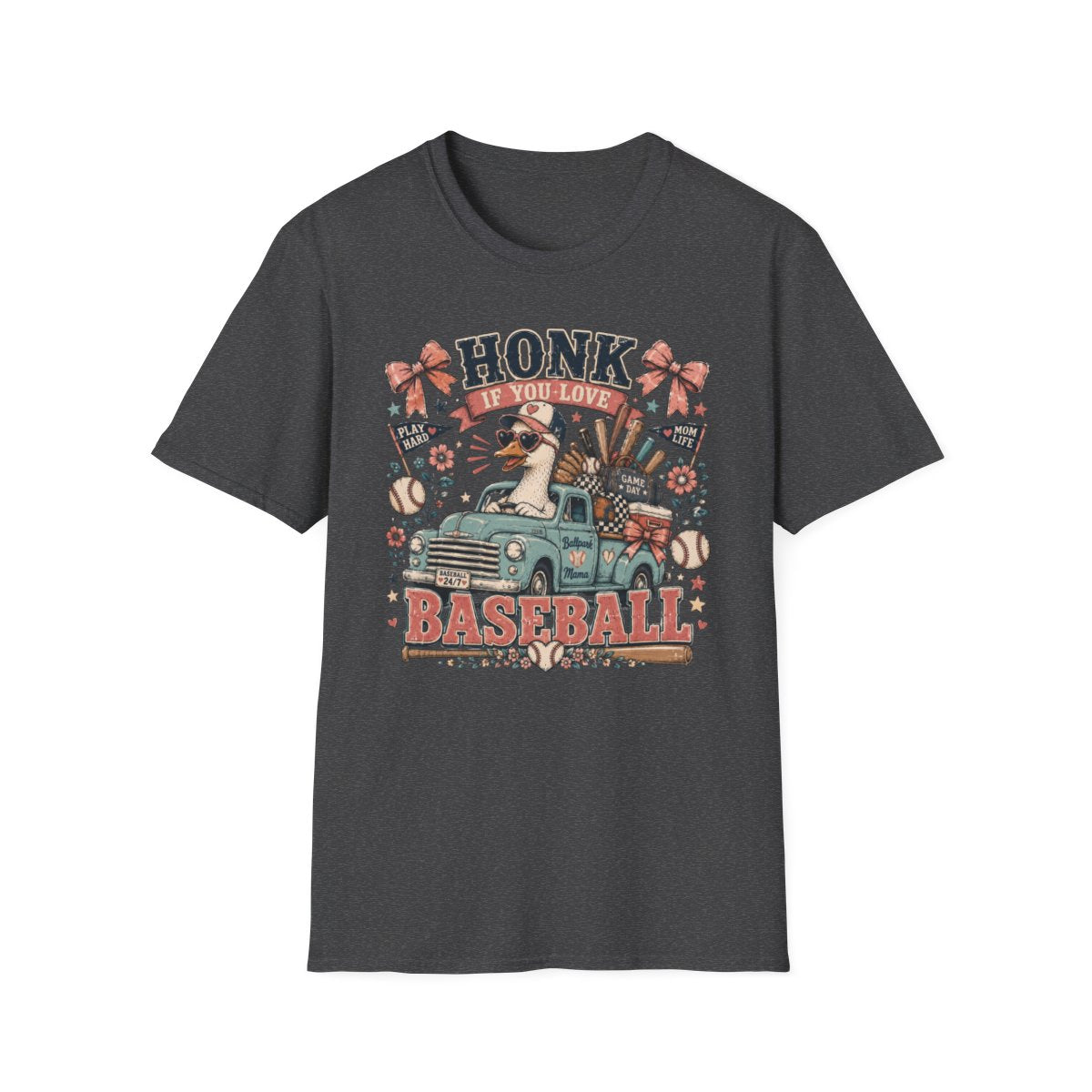 HONK IF YOU LOVE-BASEBALL T-Shirt