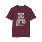 Custom Baseball T-Shirt – Personalized Name, Number & Initial