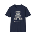 Custom Baseball T-Shirt – Personalized Name, Number & Initial