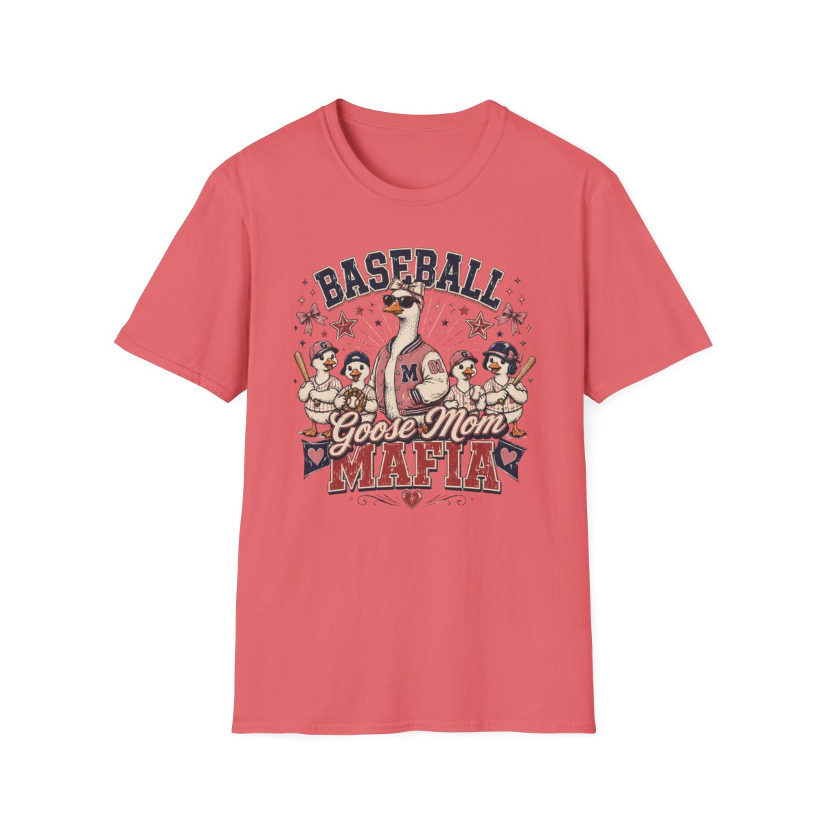 BASEBALL goose mom MAFIA T-Shirt