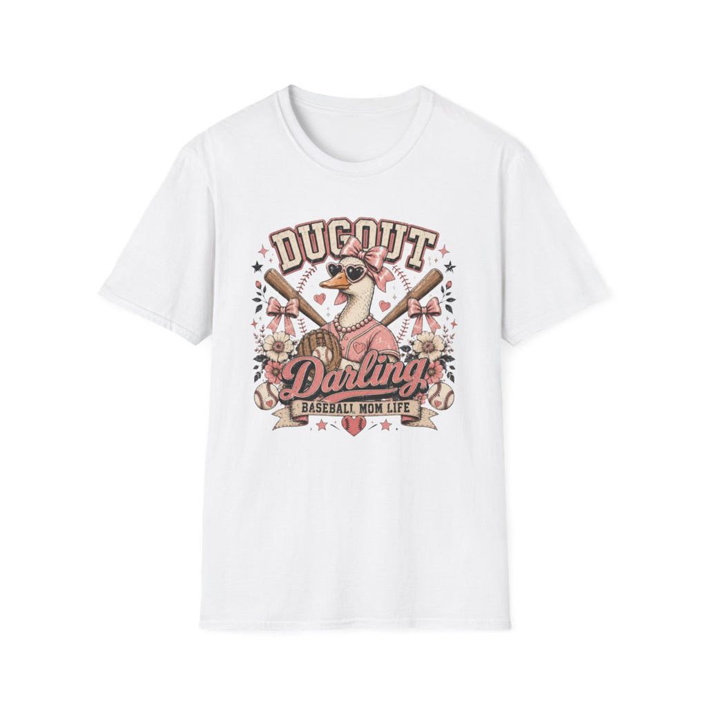 DUGOUT Darling BASEBALL MOM LIFE T-Shirt
