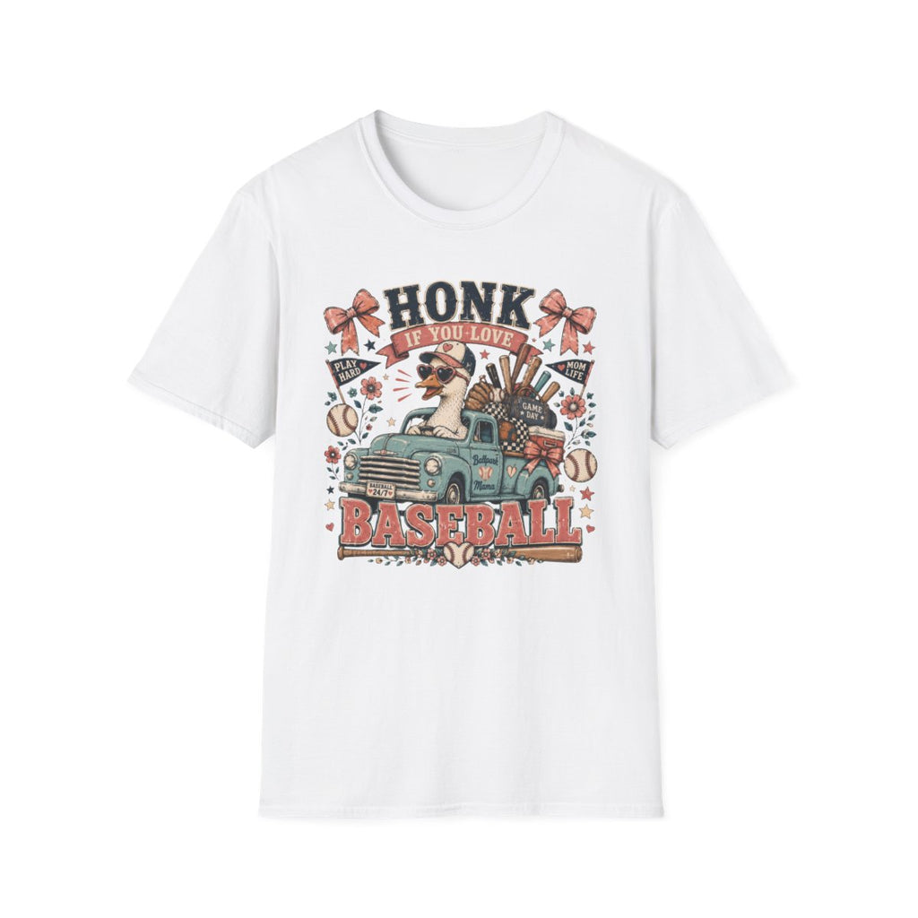 HONK IF YOU LOVE-BASEBALL T-Shirt