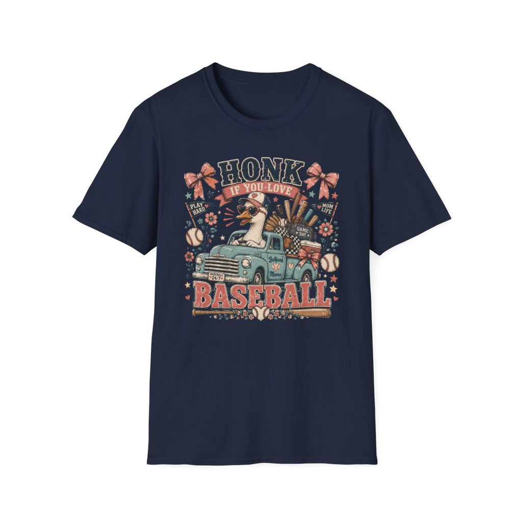 HONK IF YOU LOVE-BASEBALL T-Shirt