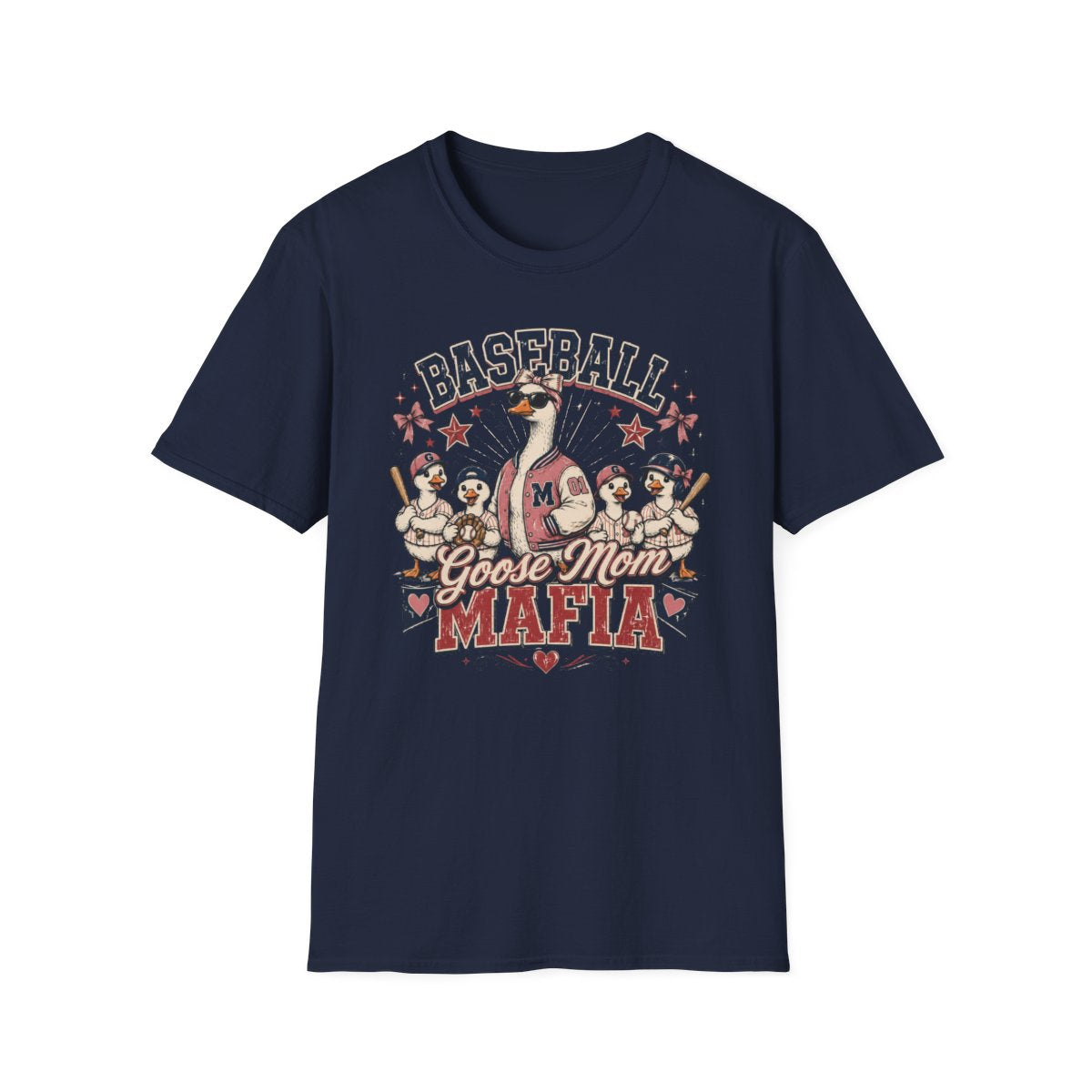 BASEBALL goose mom MAFIA T-Shirt