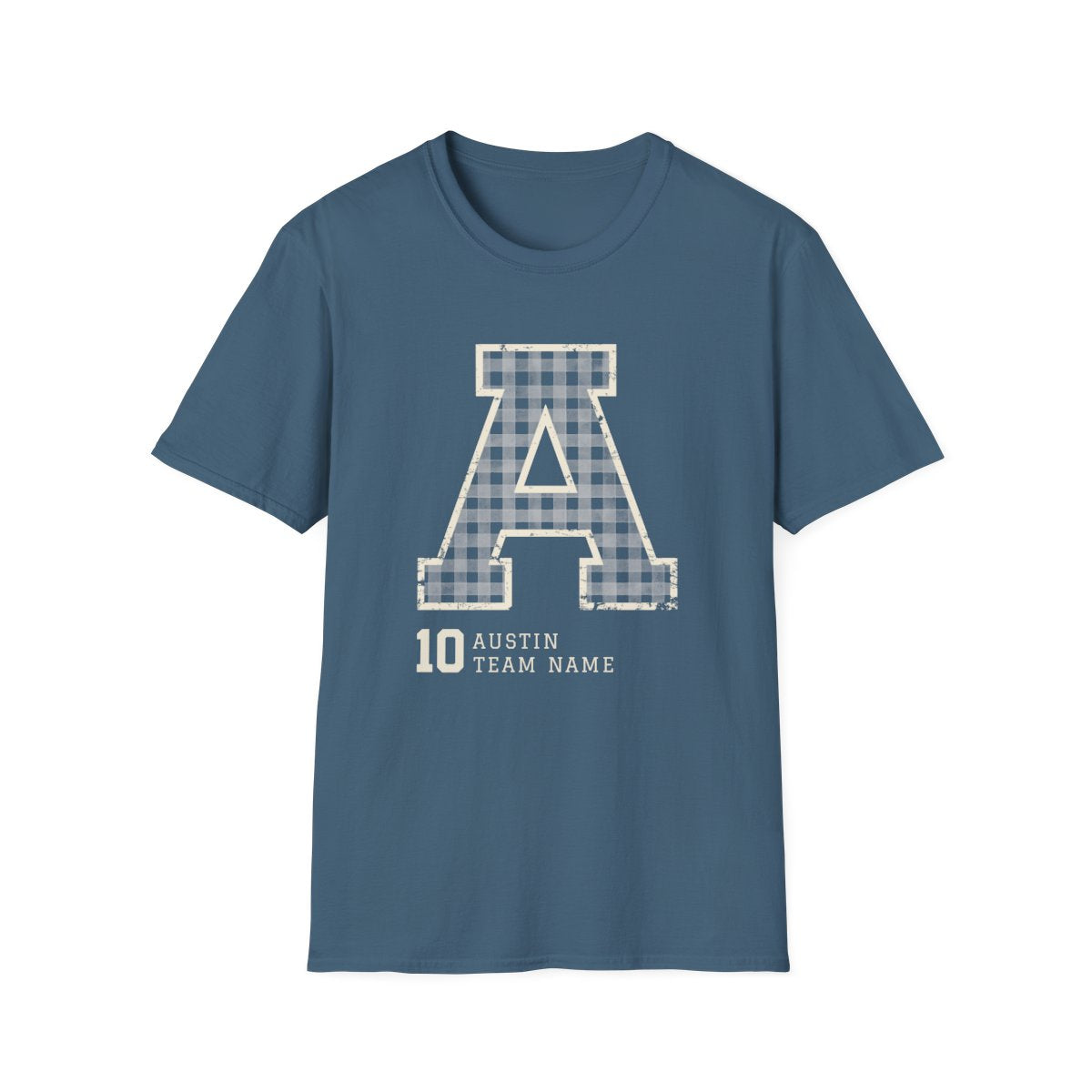 Custom Baseball T-Shirt – Personalized Name, Number & Initial