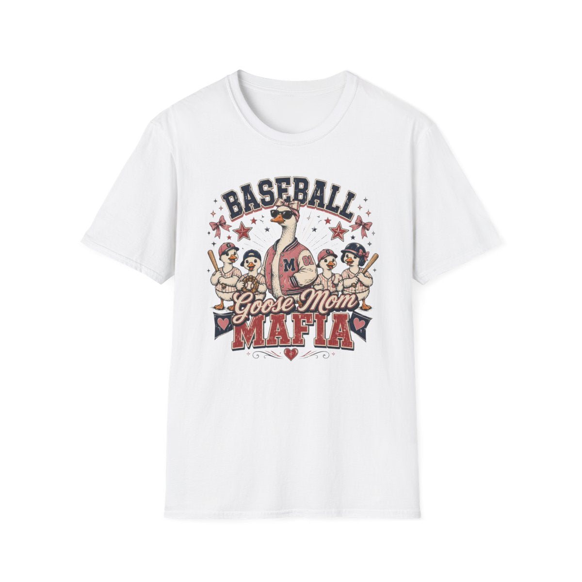 BASEBALL goose mom MAFIA T-Shirt