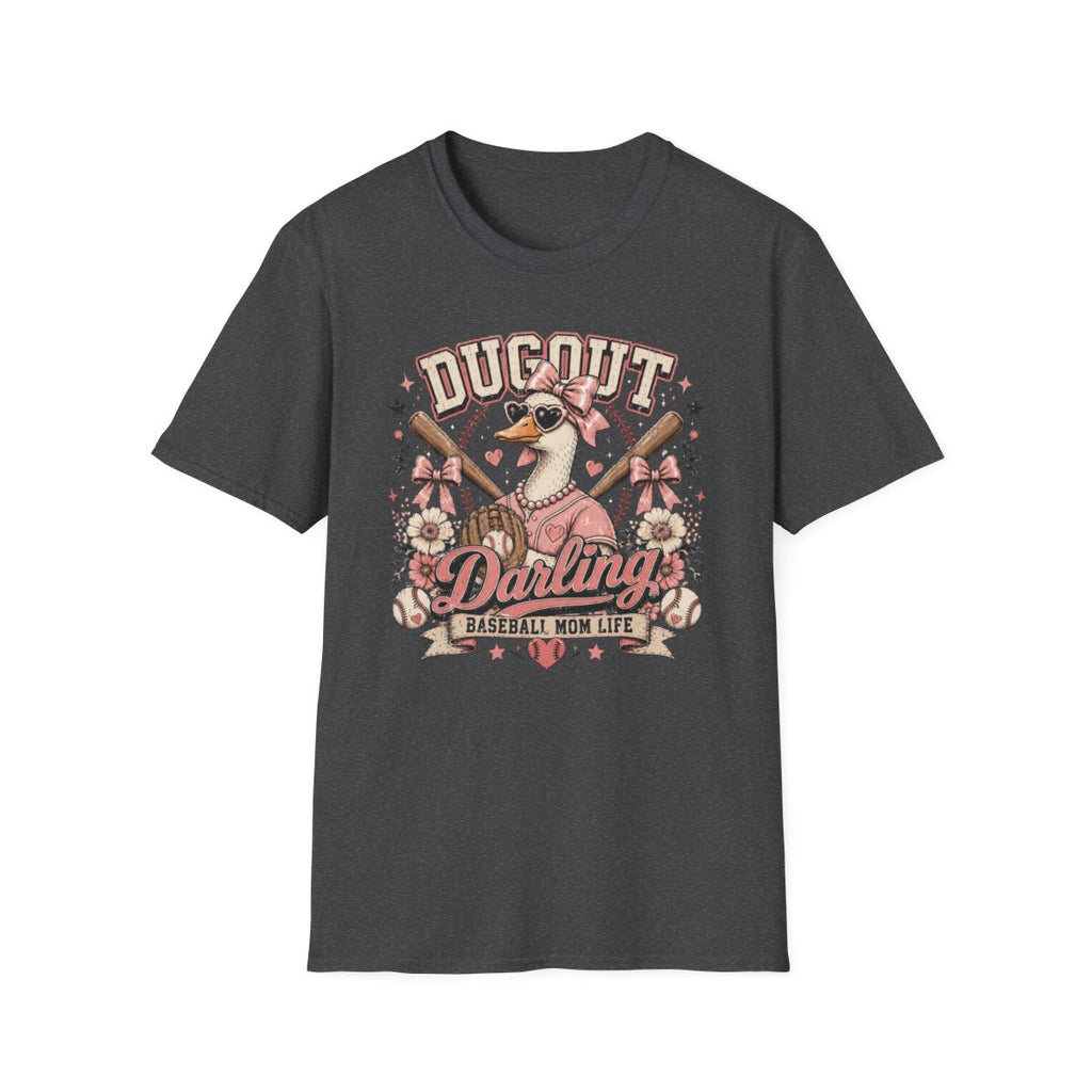 DUGOUT Darling BASEBALL MOM LIFE T-Shirt