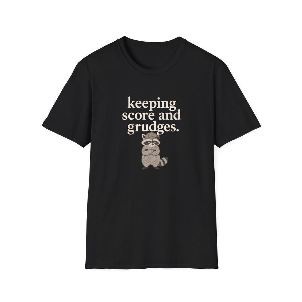 Racoon keeping score and grudges T-Shirt