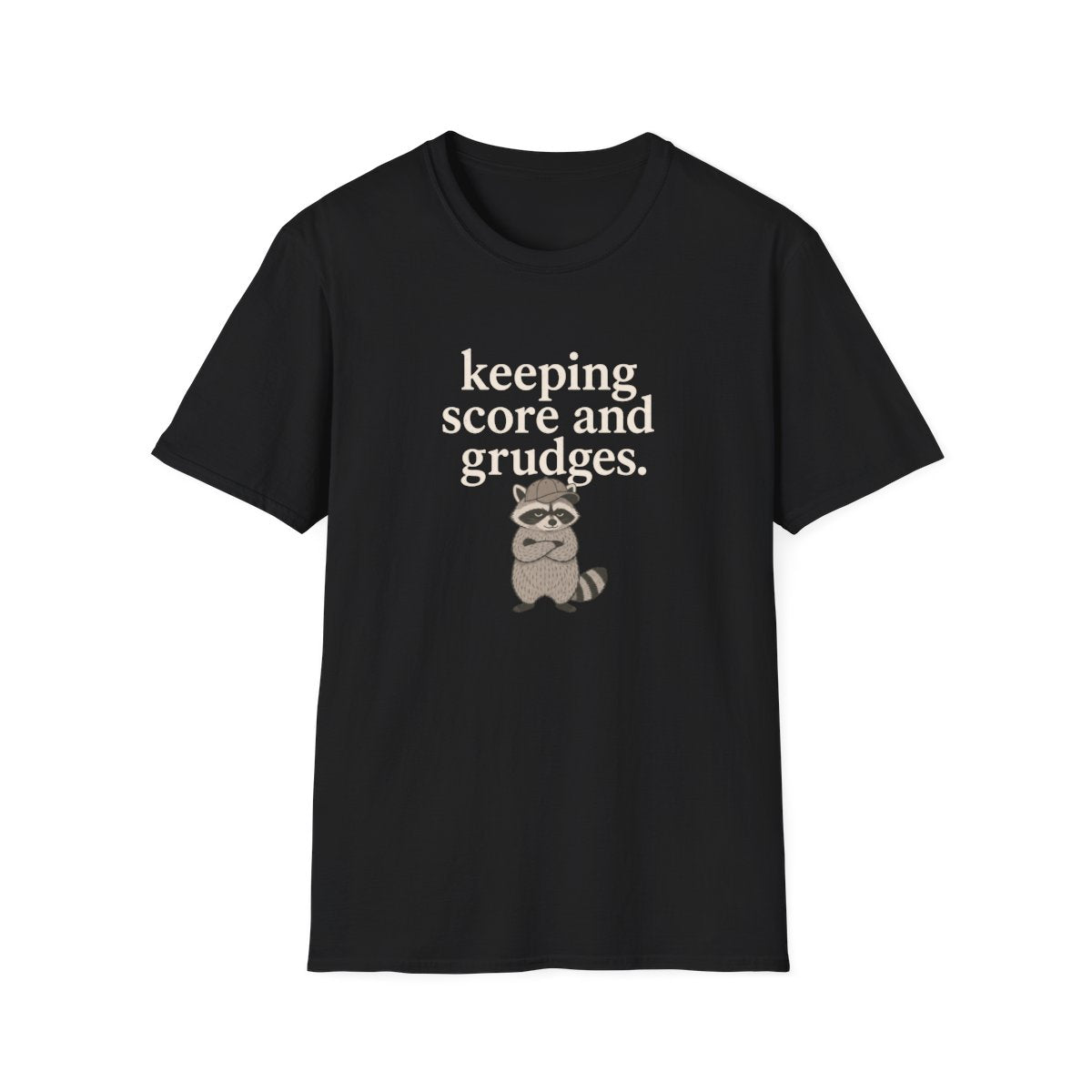 Racoon keeping score and grudges T-Shirt