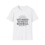 SATURDAYS SUNSETS BASEBALL T-Shirt