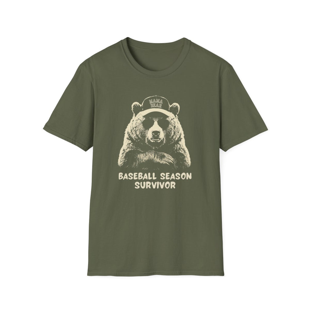 mama bear T-shirt, Baseball Season Survivor