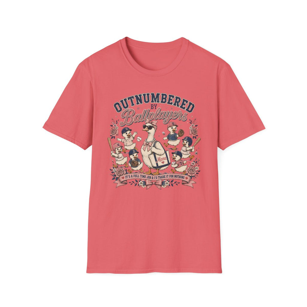 OUTNUMBERED BY Ballplayers T-Shirt
