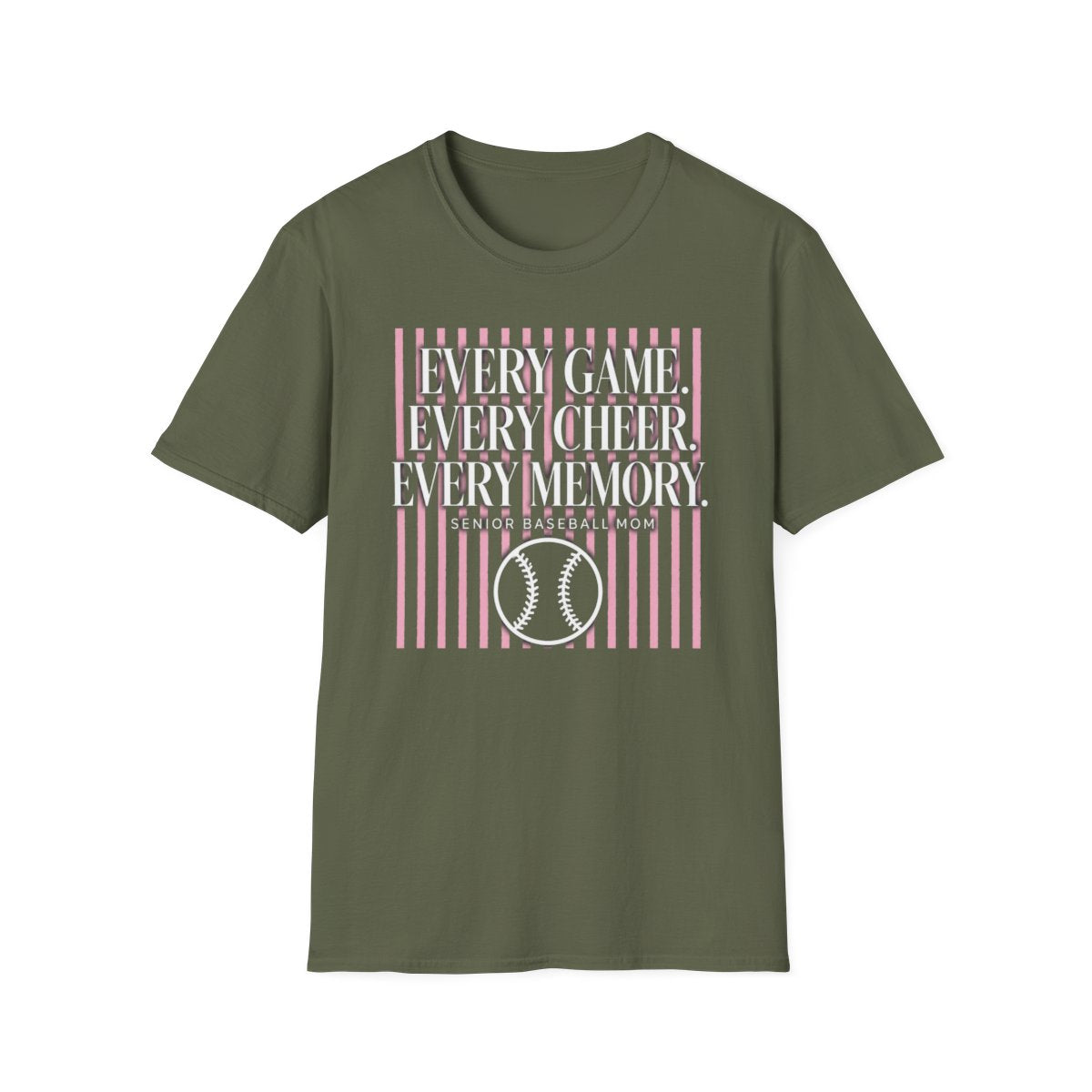 EVERY GAME EVERY CHEER EVERY MEMORY SENIOR BASEBALL MOM T-Shirt