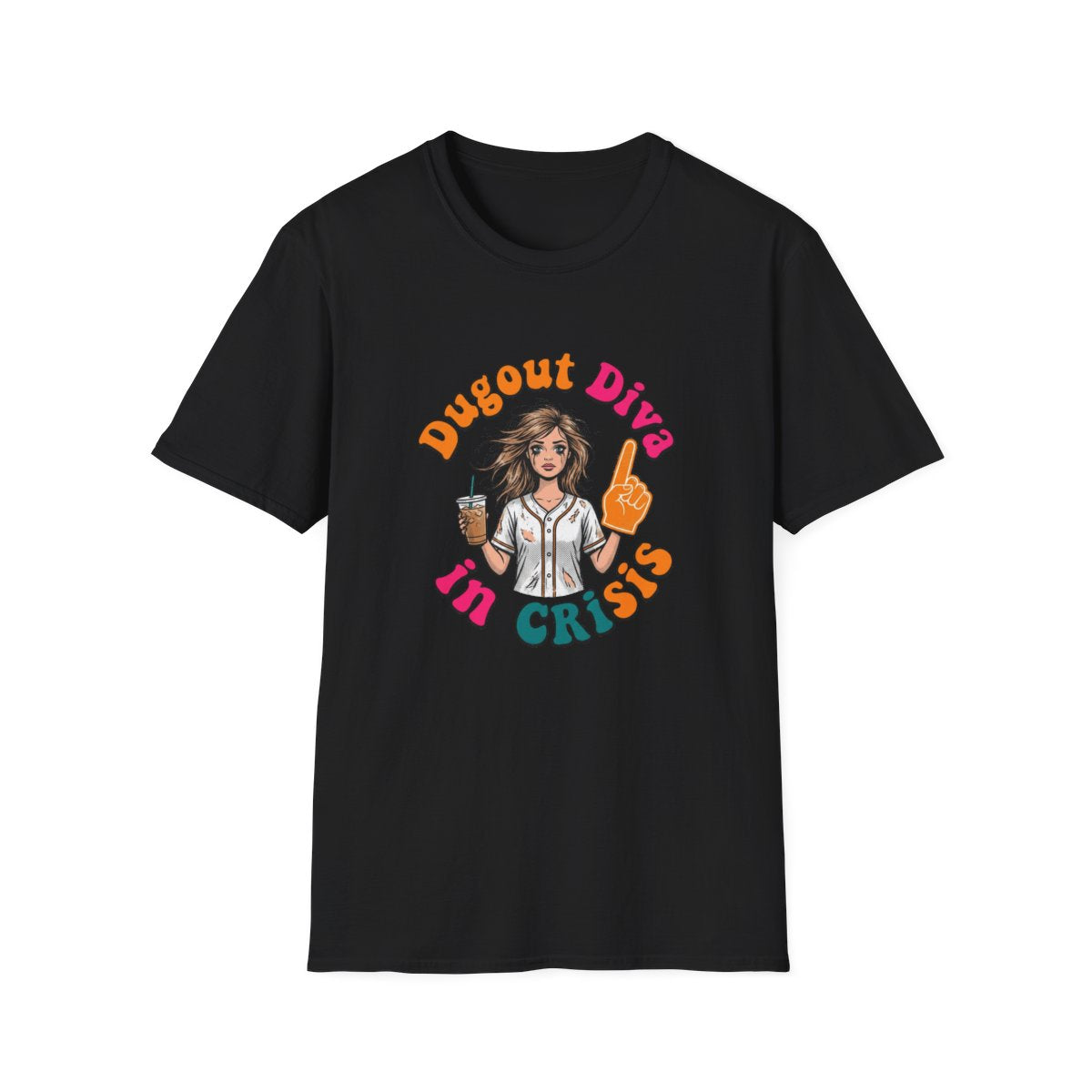 Dugout Diva in Crisis T-Shirt